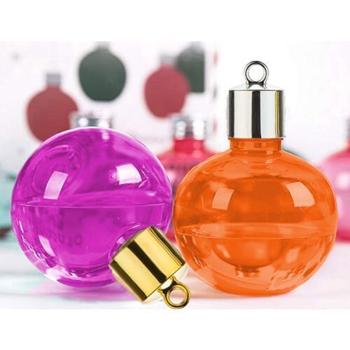 12pcs 5cm Plastic Ball with Rope Bauble Christmas Tree Decoration Booze Ball Hanging Ornament Christmas Party Wedding Gift Decor