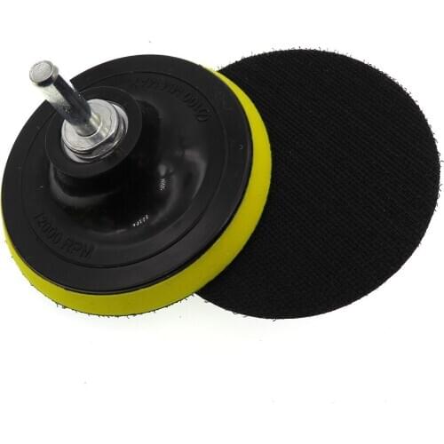 4 Inch Rotary Backing Pad M10 Thread Polishing Pad Hook and Loop Car polishing waxing pad