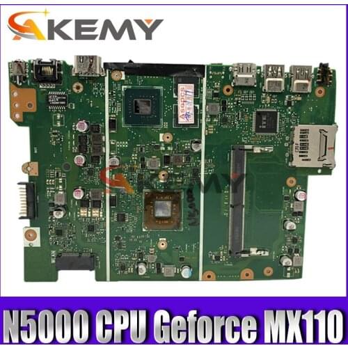 Akemy For Asus X441 X441M X441MB Laotop Mainboard X441MB Motherboard with N5000 CPU Geforce Geforce MX110