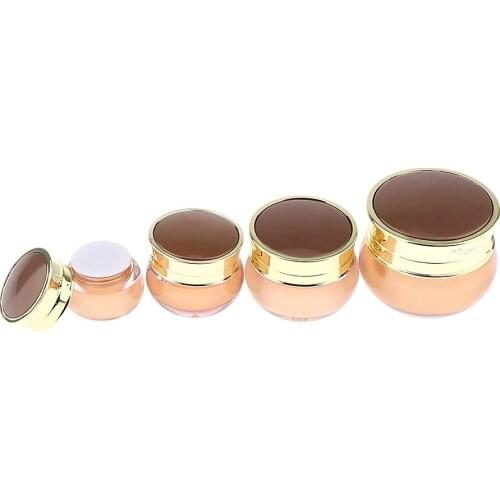 Acrylic Empty Cosmetic Makeup Cream Butter Jar Sample Container Pot with Lid