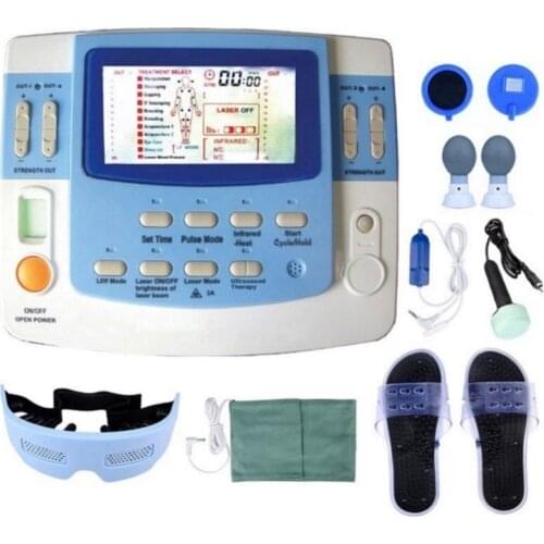 Hot Tens Machines For Physiotherapy With laser, Ultrasound, Infrared Heating Therapy Functions Rehabilitation Equipment