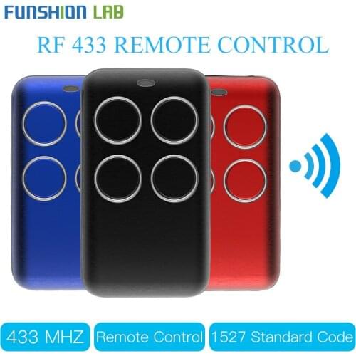 Wireless RF Receiver Learning Code Decoder 433MHz Remote Control Key 4 Channel Controller DIY Key for Switch Encoding 1527