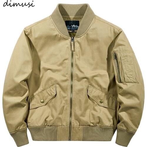 DIMUSI Mens Bomber Zipper Jacket Casual Mens Streetwear Hip Hop Pilot Coats Fashion Slim Fit Baseball Jackets Mens Clothing