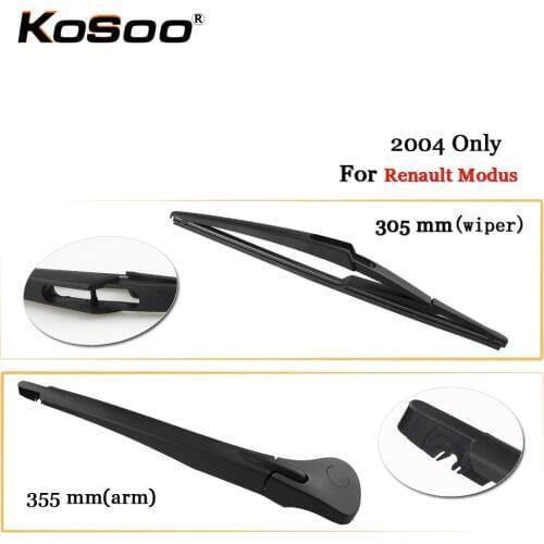 KOSOO Auto Rear Car Wiper Blade For Renault Modus,305mm 2004 Only Rear Window Windshield Wiper Blades Arm,Car Accessories