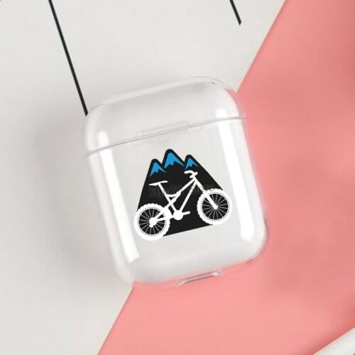 Mountain Biking MTB Soft TPU Case For Apple Airpods 1/2 Protective Cases Bluetooth Wireless Earphone Cover