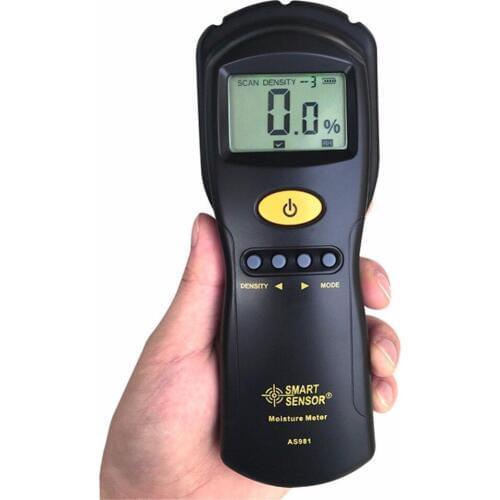 Digital Moisture Meter Measure Contented Moisture Fast and Precise Microwave Measurement AS981