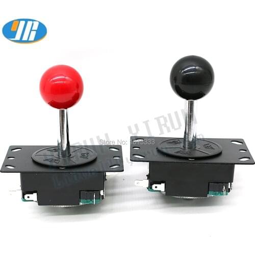 BAOLIAN Arcade Joystick 8 Way Game Stick With Round Gate Micro Switch Red Black Ball Fighting Rocker Jamma Cabinet Accessories