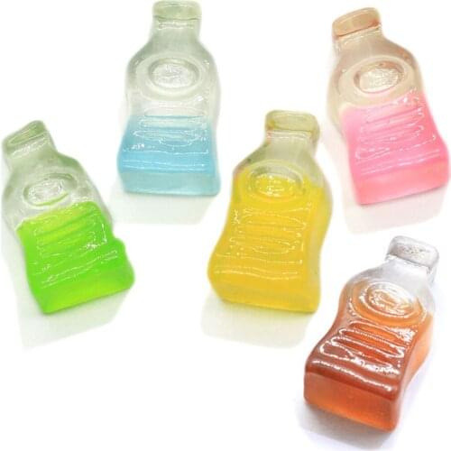 Kawaii Coka Mini Drink Bottle Resin Flatback Cabochon Resin Craft For DIY Craft Making