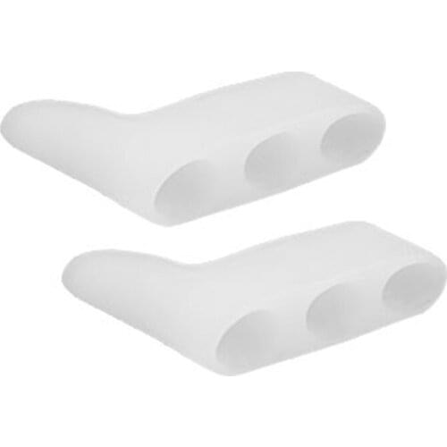 Bunion Shield Gel Pinky Toe Separator Straightener Gel 3 Hole Bunionette Pads