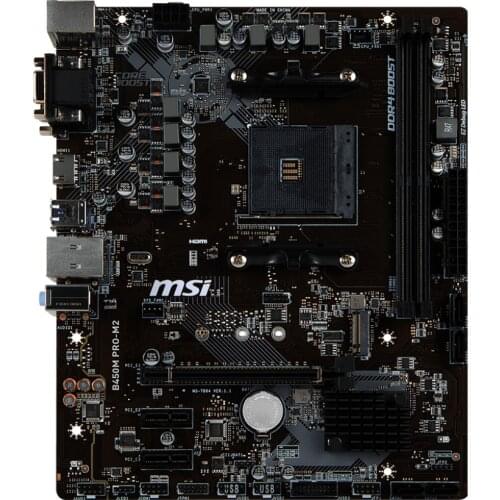 For MSI B450M PRO-M2 Motherboard Socket AM4 DDR4 For AMD B450 B450M M.2 PCI-E 3.0 Original Desktop Used Mainboard