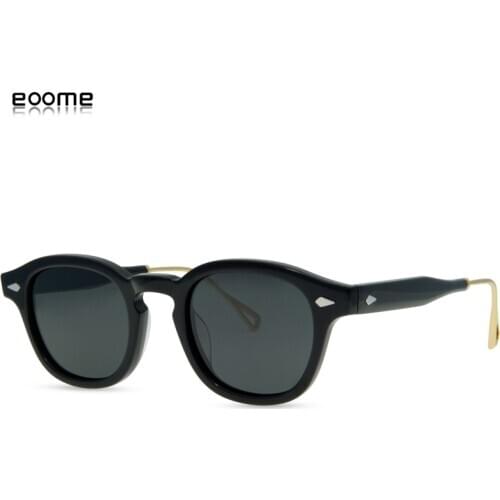 Eoome mens sunglass Vintage Polarized Lens driving Lens Steam Punk Korea Style High Qaulity male Optical frames oculos de sol