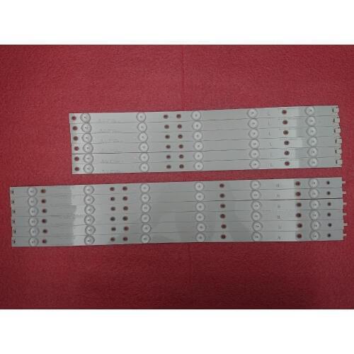 New 10set=120 PCS LED backlight strip Replacement for 50pfk6510 500TT41 500TT42 v4