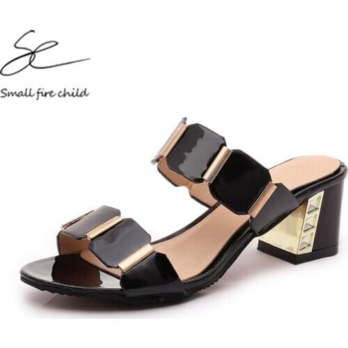 NEW Summer Style Big Yards Women Sandals NEW Sexy Open Toe Wedge Slides Shoes Women High Heels Sandals Platform Flip Flops Shoes