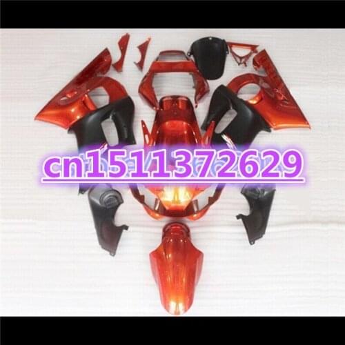 Fairing kit for YZF-R6 98-02 YZF R6 98 99 00 01 02 orange black YZF 600 R6 1998 99 00 01 2002 ABS fairing parts-Dor D