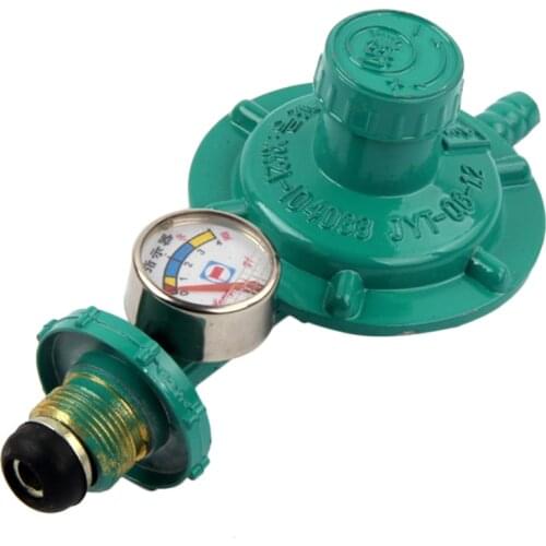 Propane Gas Regulator with Pressure Gauge Manometer Level Gauge for BBQ Camping Cookers Caravan Plumber Pressure Reducing Table