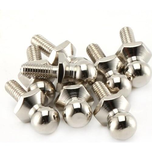 8PCS/Set 10mm Ball Stud Bolt M6 For Gas Struts Ball Ended Bolt Bonnet Car-styling Accessories