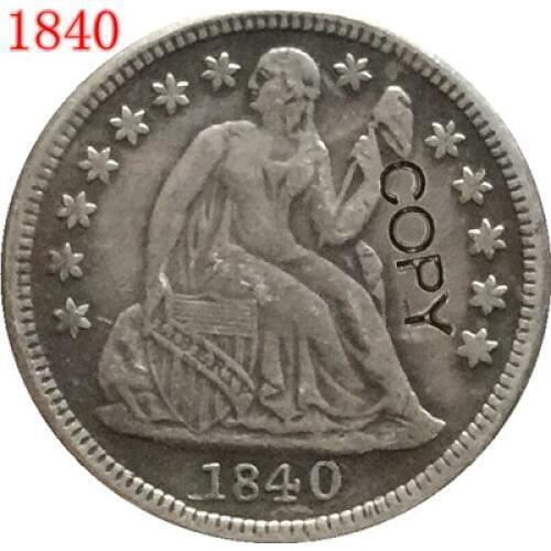 USA 1840 Seated Liberty Dime COPY COINS