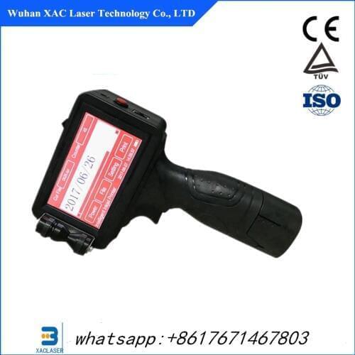 Smart portable plastic bag/bottle printer waterproof inkjet handheld printer