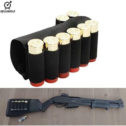 Molle Universal Tactical Adjustable 8 Rounds Shell Holder Bullet Pouch for Hunting