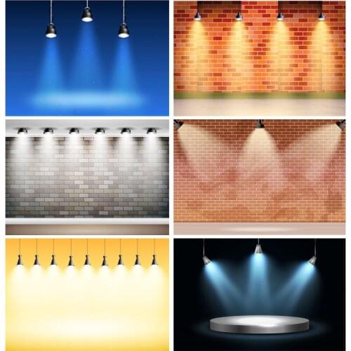 Vinyl Spotlight Brick Wall Photography Background Children Baby Portrait Photo Background Studio Props 21816 DGQ-02