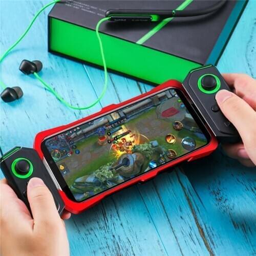 For Black Shark 2/2 Pro Gaming Phone Gamepad Supported Anti-fall Metal Phone Case Protective Back Cover Shell