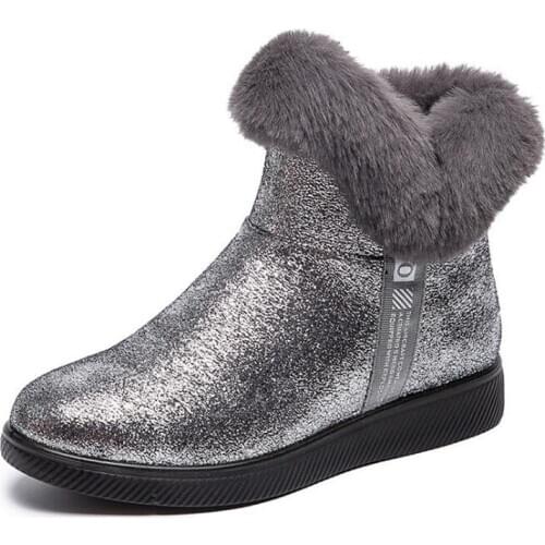 Winter boots childrens waterproof snow womens shoes flat casual winter shoes boots female large size couple shoes