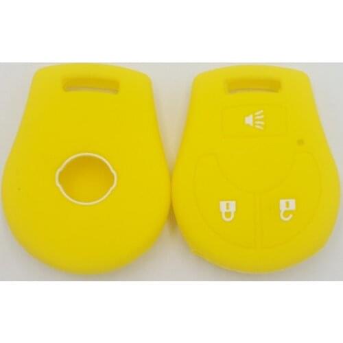 1PC silicone rubber car key fob protect skin cap case cover set for NISSAN Juke March Qashqai Sunny Sylphy Tiida X-Trail Remote