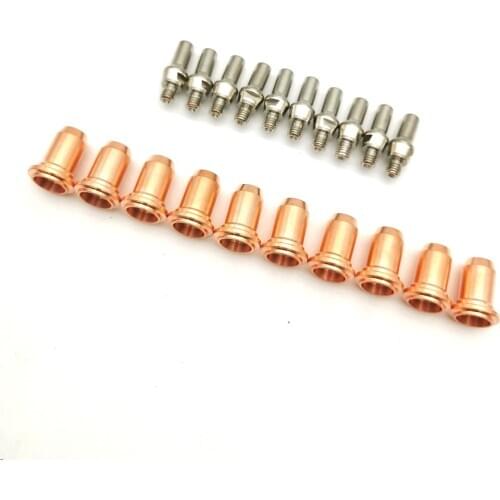 10Sets IPT-60 PT-60 PTM-60 PT-40 IPT-40 52582 Electrodes + Tips 0.9mm 30-40A HF Pilot Arc Plasma Torch