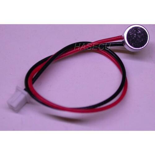 10pcs) Mini MIC for CCTV Cameras (6 x 2.8mm) wires about 90mm with 2PIN connector