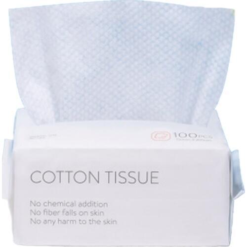 100PCS Disposable Wash Face Towel, Clean Face Towel, Make of Cotton, Remove Makeup Towel, Wash Facial Tissue