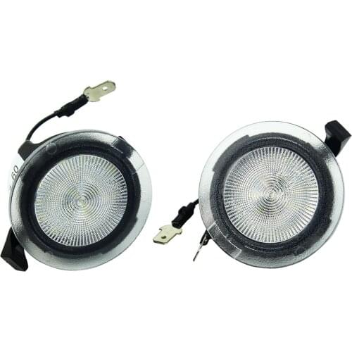 2pcs LED Under Side Mirror Puddle Light For Ford Edge Fusion Flex Explorer Mondeo Taurus F-150 Expedition