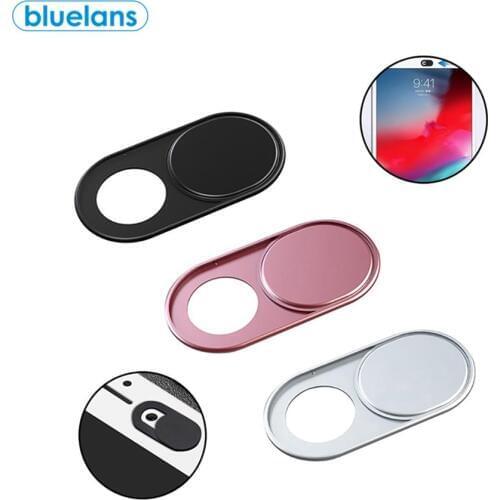 3Pcs Metal Webcam Protection Cover Sliding Cover Ultra-Thin Camera Anti-Candid Lens Privacy Protector For Mobile Phones Tablets