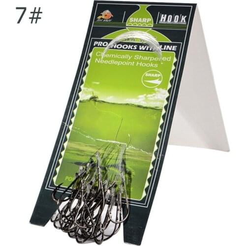 30Pcs Fishing Hook With Line Double Barbed Carp Fishing Hooks Baitholder Rig Barbed Hooks Pesca Tackle Accessories