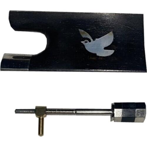 FREE SHIPPING 5pcs of Violin Bow Pigeon Pattern Frog brid for 3/4 for 4/4 violins Bow Parts Replacement Accessories