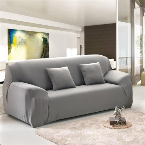 Europe Style Solid Color Stretch Seat Sofa Cover For Living Room Couch Cover Universal Modern Elastic Funda Sofa Slipcover