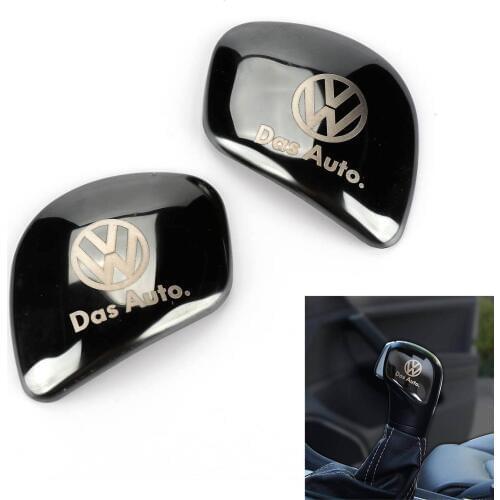 New Black Stainless Steel Knob Side Garnish Gear Shift Cover For VW Volkswagen Golf7 MK7 Golf 6 2009-2016