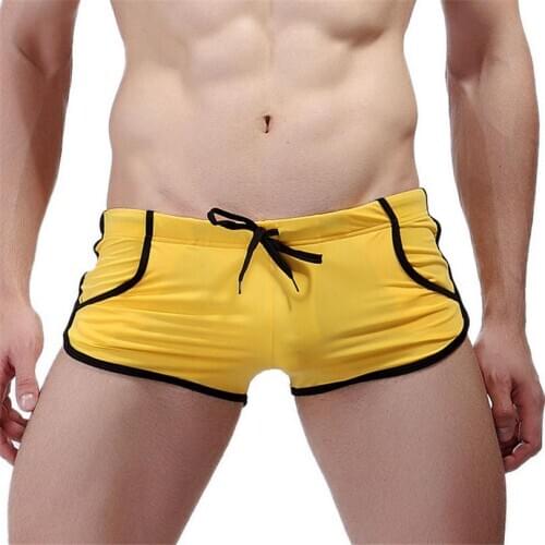 CKAHSBI 2020 Summer Swimwear Men Shorts Sexy Swimming Mens Swim Briefs Beach Shorts Swim Briefs Beach Short Bathing Swimwear