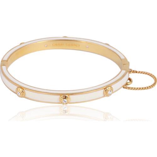 European and American Jewelry Wholesale Enamel Color Glaze Fashion simple rivet insert drill can open multicolor bangle girl