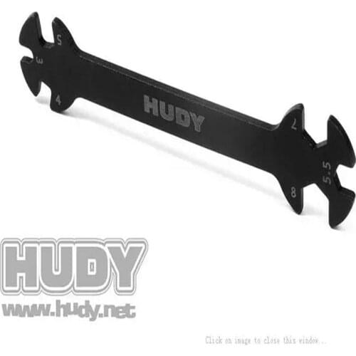 Hudy Special Tool Wrench For Turnbuckles & Nuts DY181090 3 4 5.5 7 8MM For 1/5 1/8 1/10 M3 M4 M5.5 M7 M8 Nut Screw RC Car Parts
