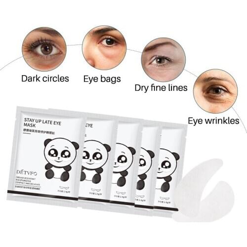 5Pair Collagen Crystal Eye Mask Moisturizing Dark Circles Remove Aging/Puffiness Hydrogel Eye Patch Gel Eye Pads