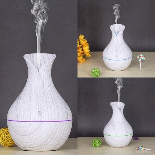 New Creative Small Vase Aromatherapy Machine Home Smart LED Humidifier Essential Oil Diffuser Aromatherapy Purifier