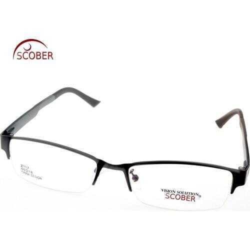 Half-rim TR Ultra light Eye Frame Titanium Alloy Custom Made Optical Myopia Reading Glasses Photochromic Progressive multifocal