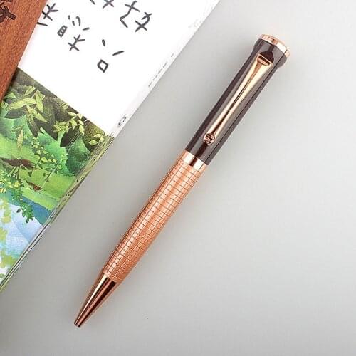Luxury high quality 701 rose gold Cross line Business office Medium Nib Ballpoint Pen New