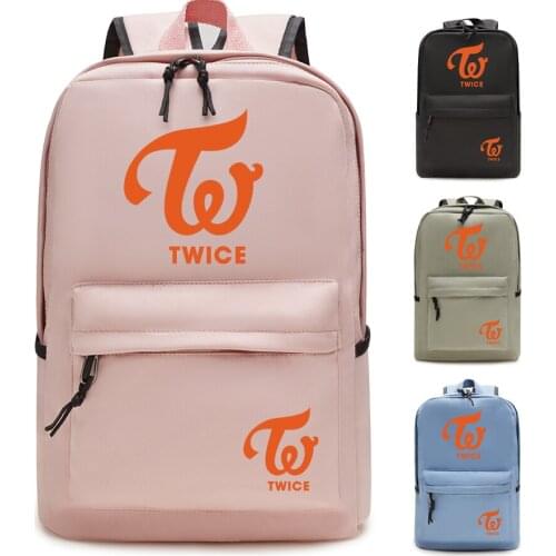 Kpop Star Twice Portfolio Backpack Casual Backpack Teenagers Men Womens School Bags Travel Shoulder Bag Laptop Bags