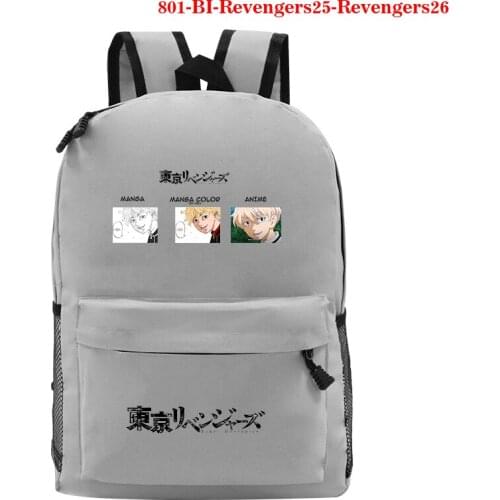 Anime Tokyo Revengers Print School Backpack Women Men Book Bag Children Teenagers Backpacks Fashion Tokyo Revengers School Bag