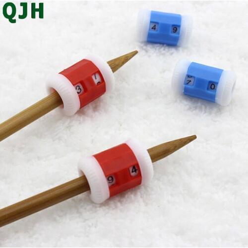 1pcs Knitting Needles Counter Weaving Tools Plastic Knitting Tools Needle Knitting Number Marker Tool Large Small