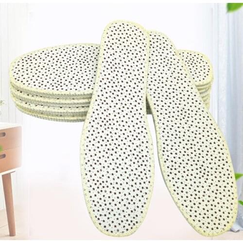 1 Pair Unisex Cotton Pads Insole Health Soft Breathable Sweat-Absorbant Insoles Disposable White Shoes Accessories Insole New
