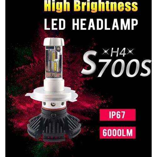 2*7S Universal Automotive LED Light H4 H7 H11 H1 H13 9004 9005 9006 9007 9012 Car Headlight ZES Headlight Type Led Car Head Lamp