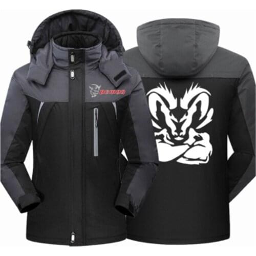 2021 Winter Dodge Mens Clothing Fleece Waterproof Jackets Thicken Slim Fit Zippe High Quality Outwear