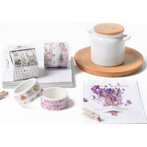 1pcs 3 sets of Japanese-style Washi tape group account album DIY decorative tape
